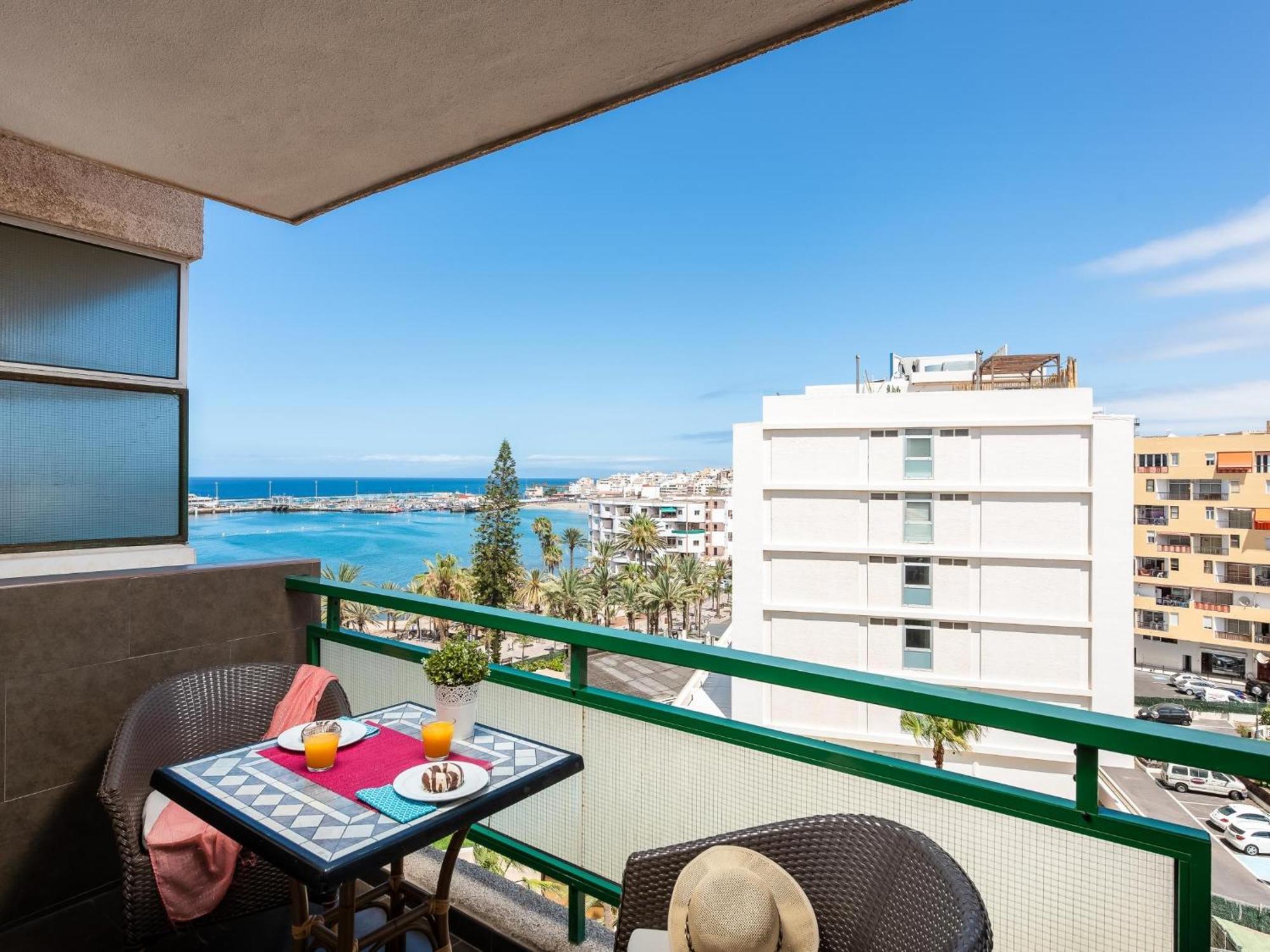 603 Comodoro Studio Beach Front Los Cristianos  Dış mekan fotoğraf