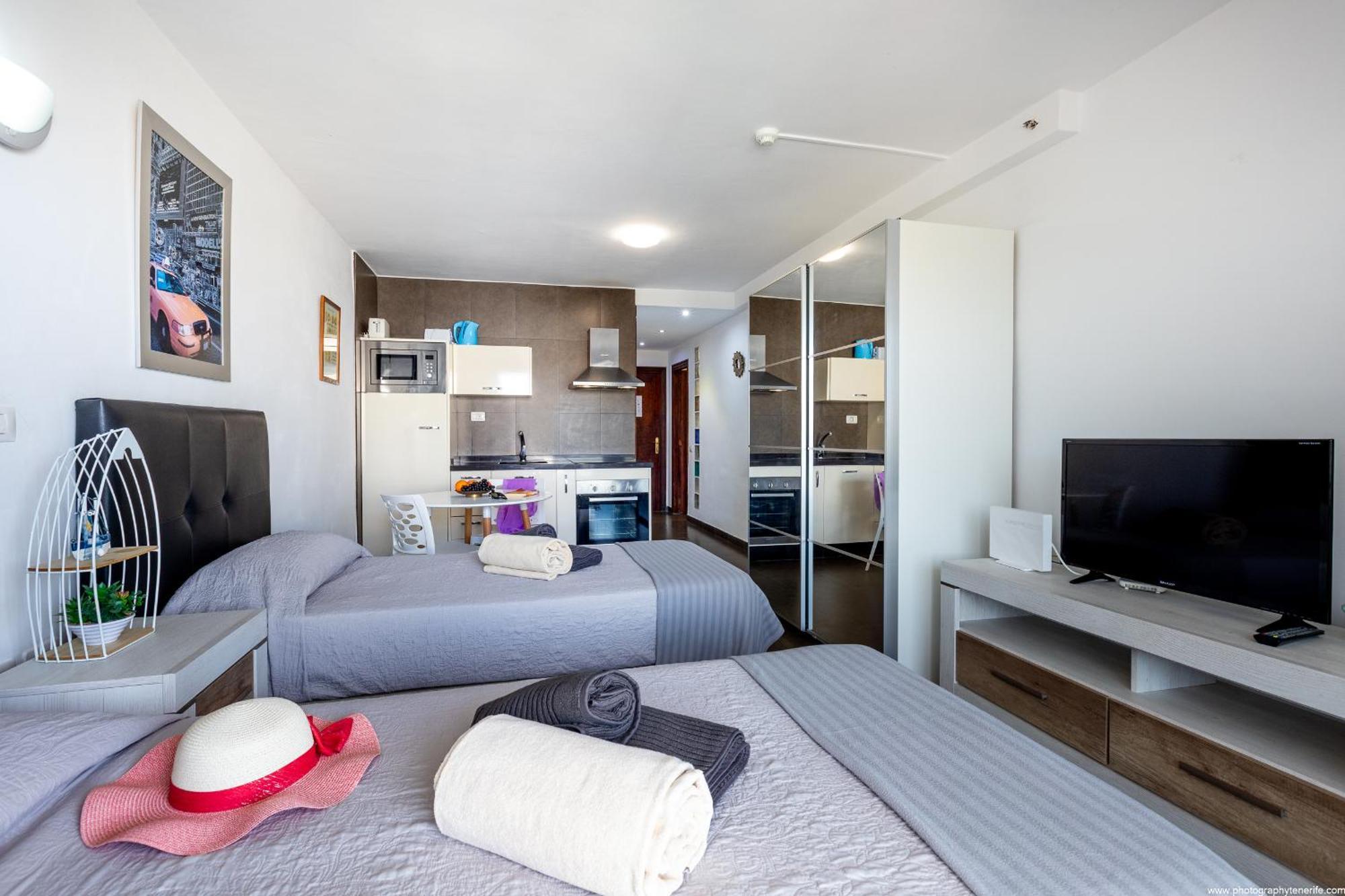 603 Comodoro Studio Beach Front Los Cristianos  Dış mekan fotoğraf