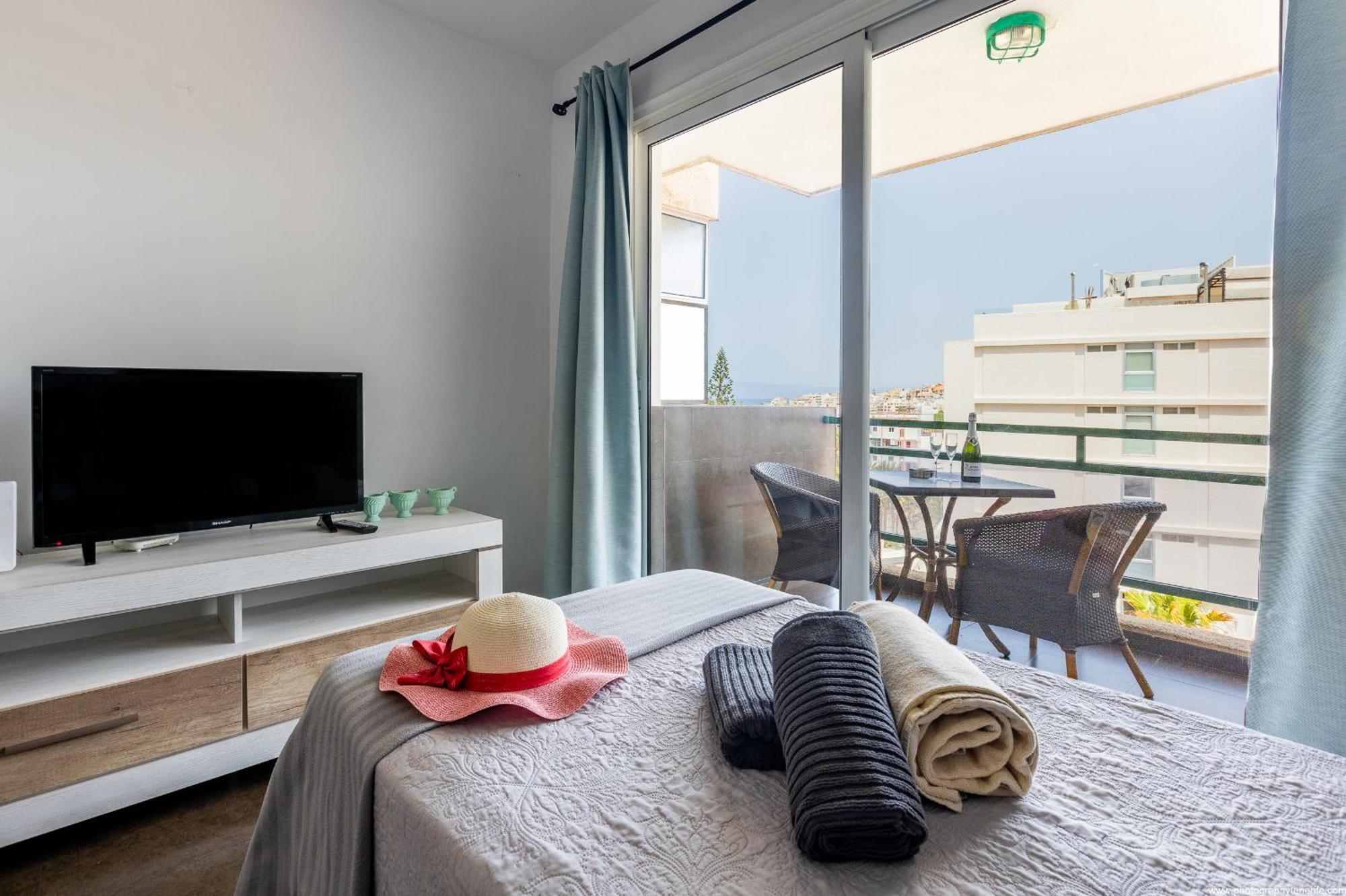 603 Comodoro Studio Beach Front Los Cristianos  Dış mekan fotoğraf