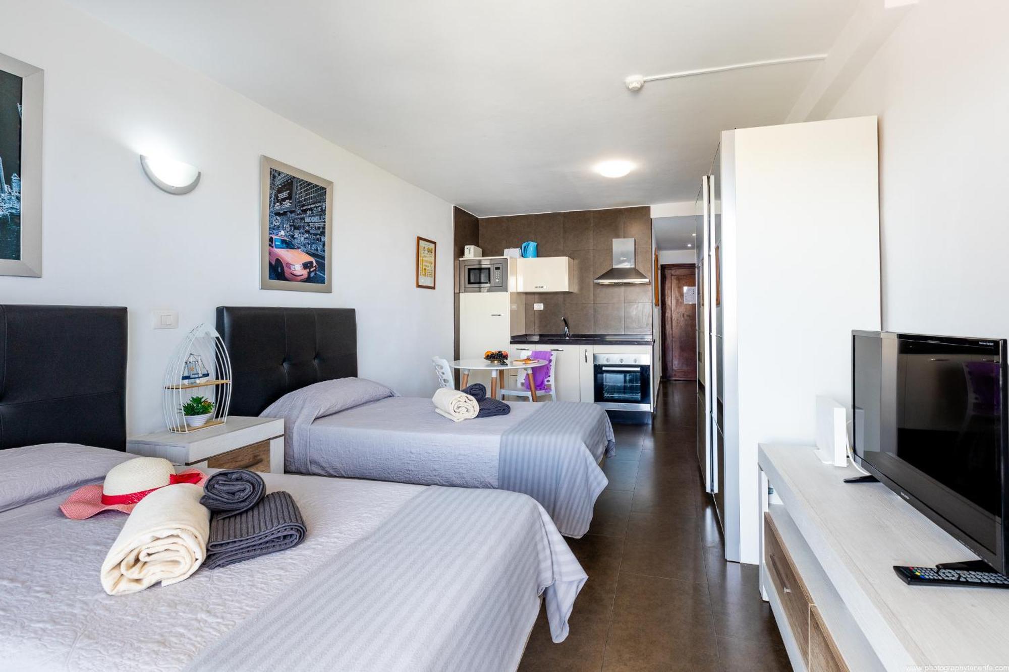 603 Comodoro Studio Beach Front Los Cristianos  Dış mekan fotoğraf